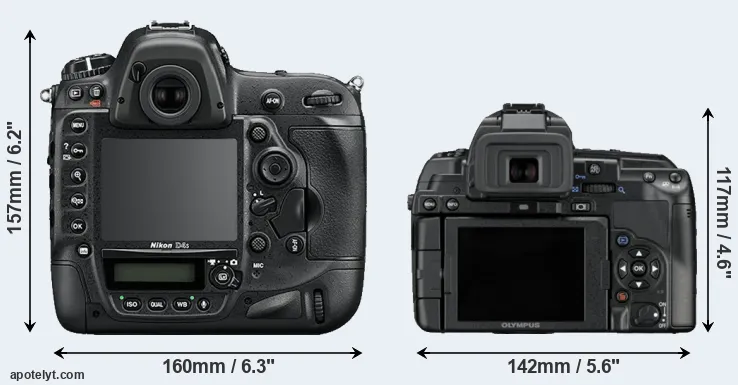 Comparison D4S or E-5 rear