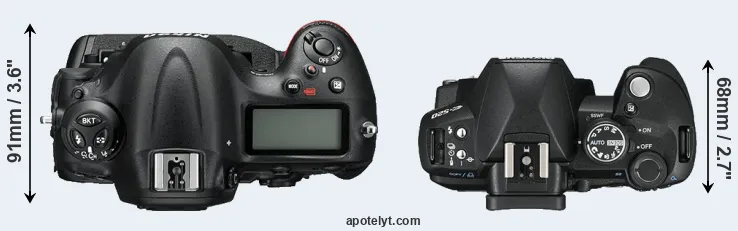 Compare D4S versus E-520 top