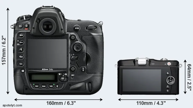 Comparison D4S or E-PM1 rear