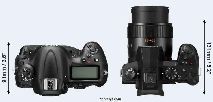 Compare D4S versus FZ1000 II top