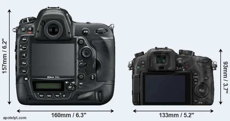 Comparison D4S or GH3 rear
