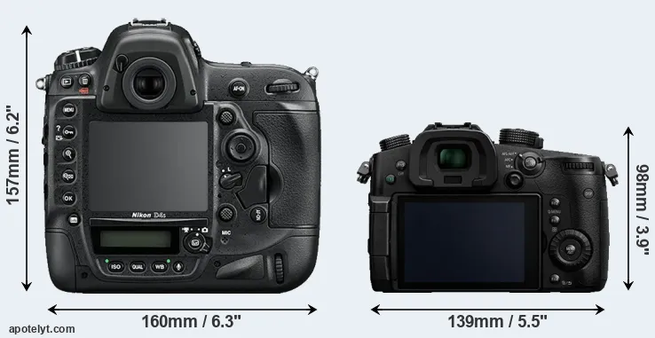 Comparison D4S or GH5 rear