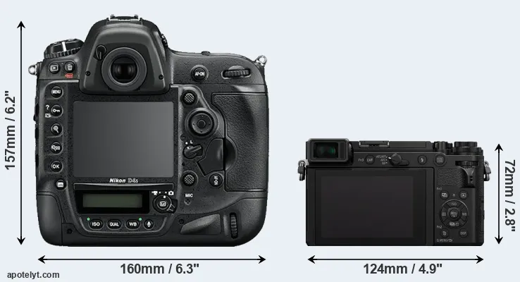 Comparison D4S or GX9 rear