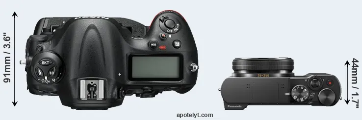 Compare D4S versus ZS100 top