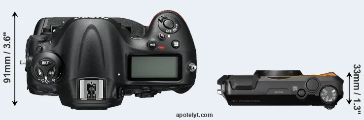 Compare D4S versus WG-6 top