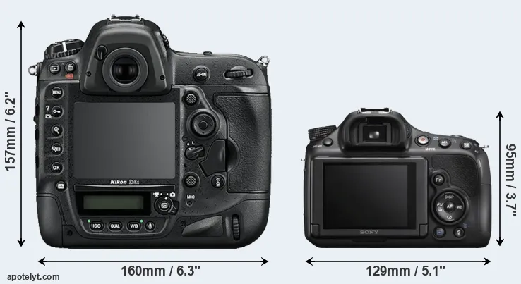 Comparison D4S or A58 rear