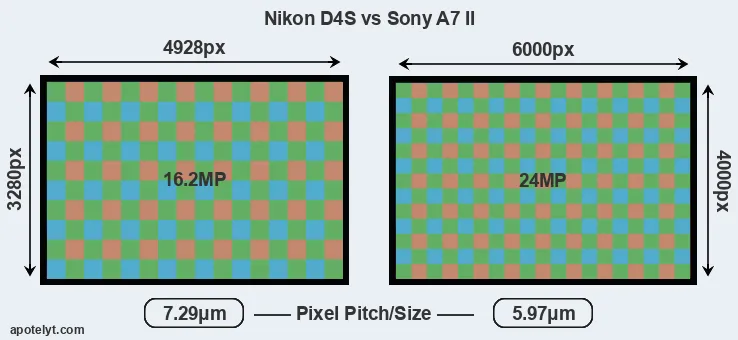 D4S versus A7 II MP