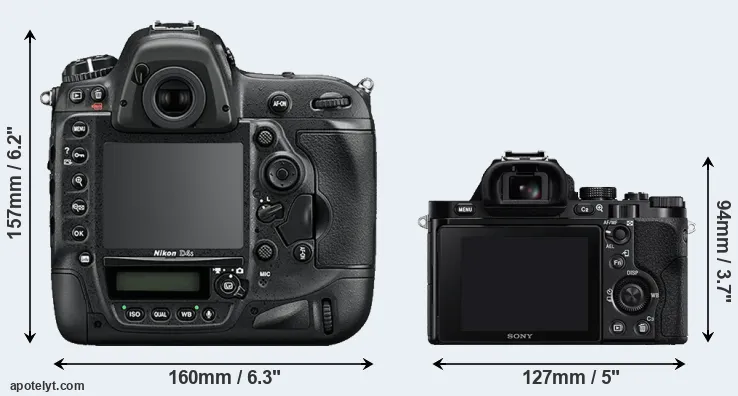 Comparison D4S or A7 rear