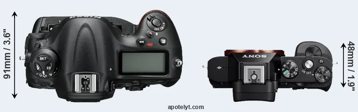 Compare D4S versus A7 top