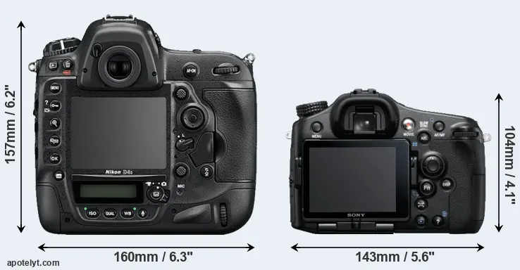 Comparison D4S or A77 rear
