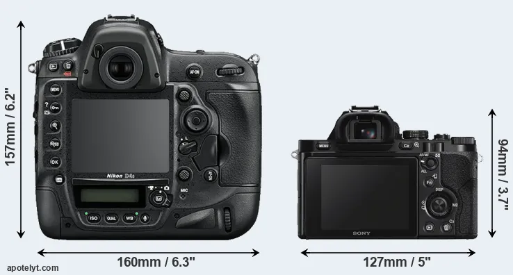 Comparison D4S or A7S rear