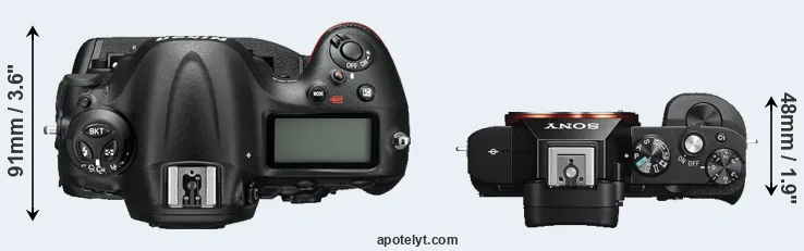 Compare D4S versus A7S top