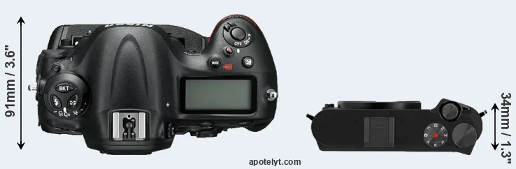Compare D4S versus M1 top