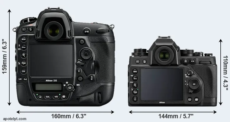 Comparison D5 or Df rear