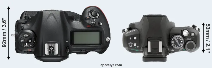 Compare D5 versus E-400 top
