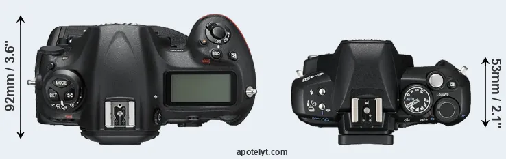 Compare D5 versus E-450 top