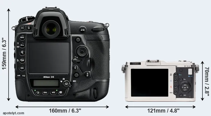 Comparison D5 or E-P1 rear