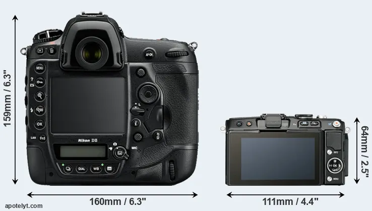 Comparison D5 or E-PL5 rear