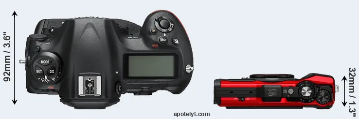 Compare D5 versus TG-6 top