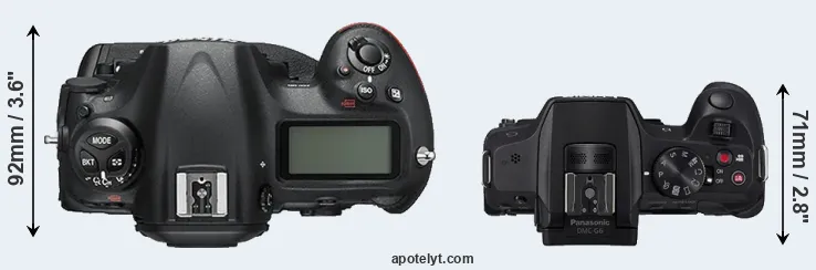 Compare D5 versus G6 top