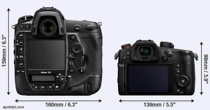 Comparison D5 or GH5s rear
