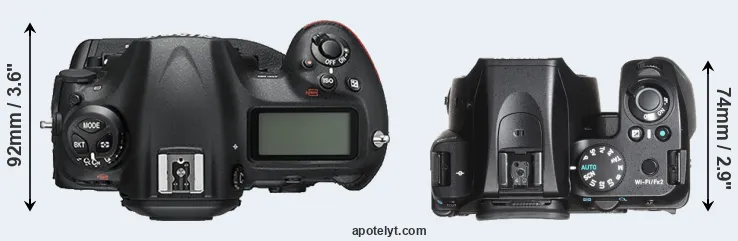 Compare D5 versus K-70 top