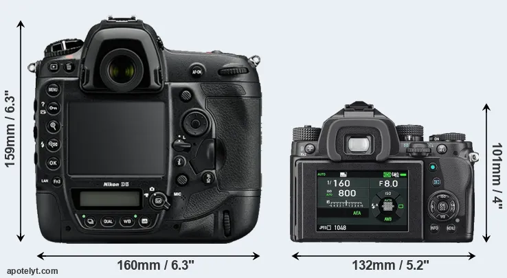 Comparison D5 or KP rear