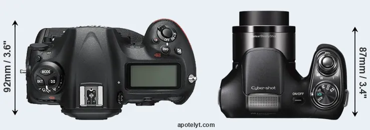 Compare D5 versus H200 top