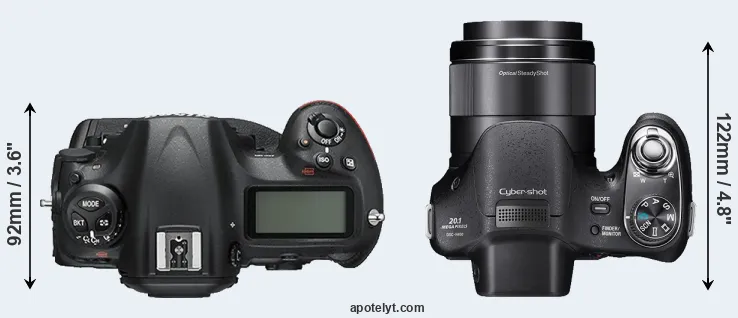 Compare D5 versus H400 top