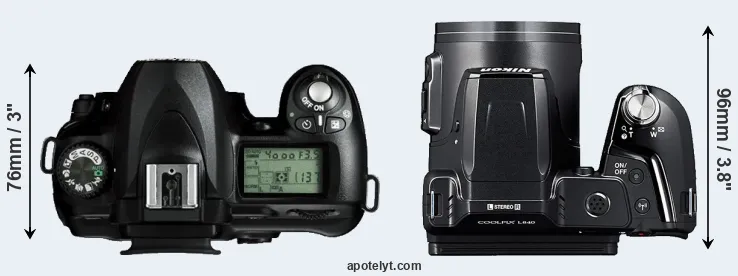Compare D50 versus L840 top