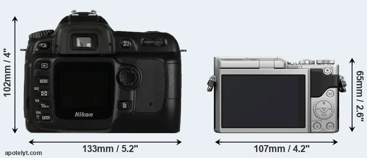 Comparison D50 or GX800 rear