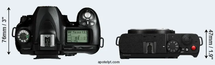 Compare D50 versus S9 top