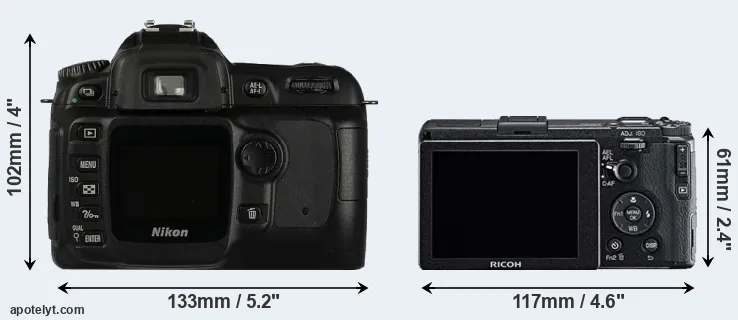 Comparison D50 or GR rear