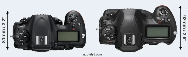 Compare D500 versus D6 top
