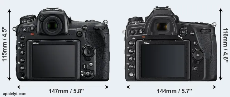 Comparison D500 or D780 rear