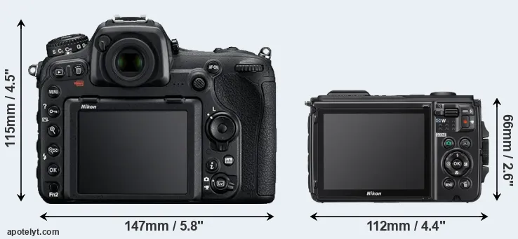 Comparison D500 or W300 rear