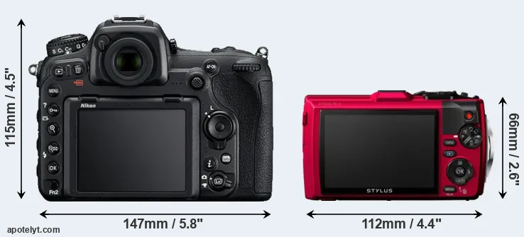 Comparison D500 or TG-4 rear