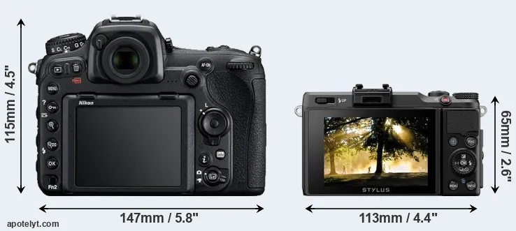 Comparison D500 or XZ-2 rear
