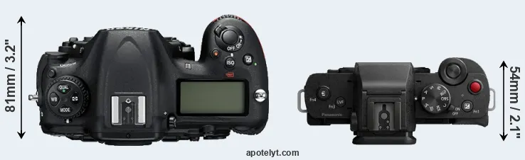 Compare D500 versus G100 top