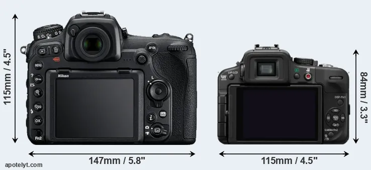 Comparison D500 or G3 rear