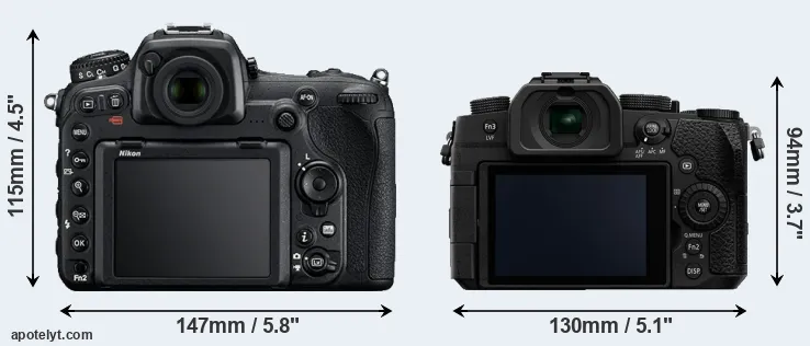Comparison D500 or G95 rear