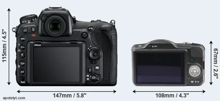 Comparison D500 or GF3 rear