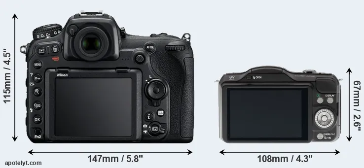 Comparison D500 or GF5 rear
