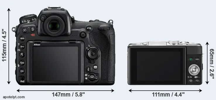 Comparison D500 or GF6 rear
