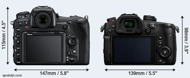 Comparison D500 or GH5s rear