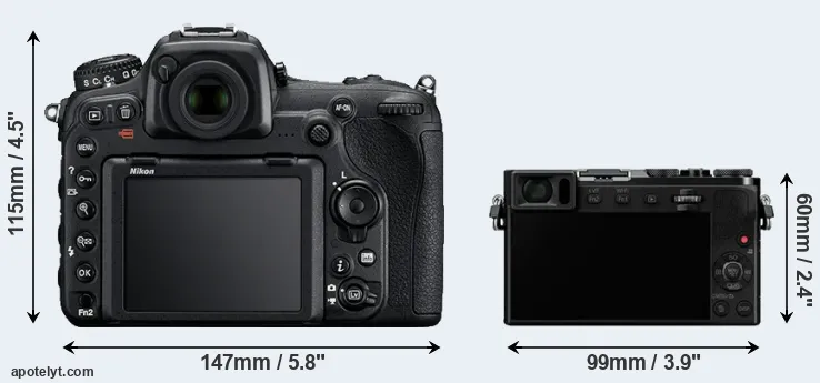 Comparison D500 or GM5 rear