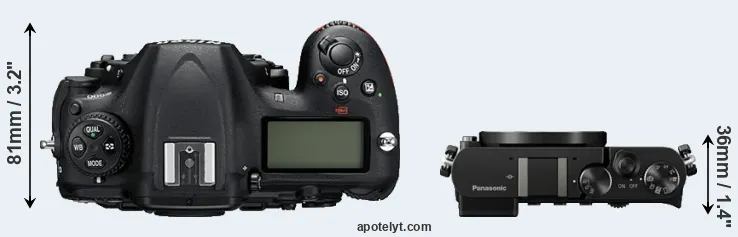 Compare D500 versus GM5 top