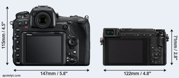 Comparison D500 or GX80 rear