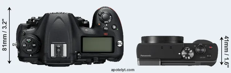 Compare D500 versus ZS70 top