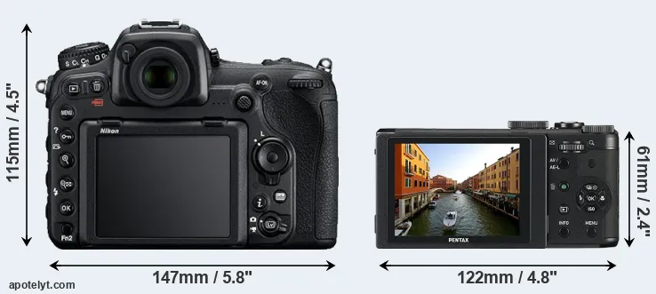 Comparison D500 or MX-1 rear